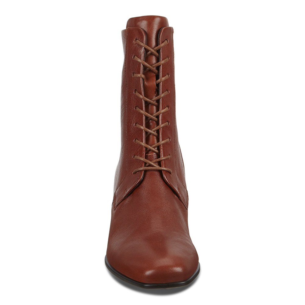 Womens Boots - ECCO Shape 60 Squared Lace-Up - Brown - 3197AEUDQ